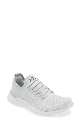 APL TechLoom Breeze Knit Running Shoe in Steel Grey /White /Ombre 