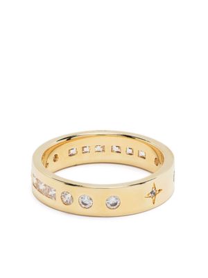 APM Monaco crystal embellished ring - Gold