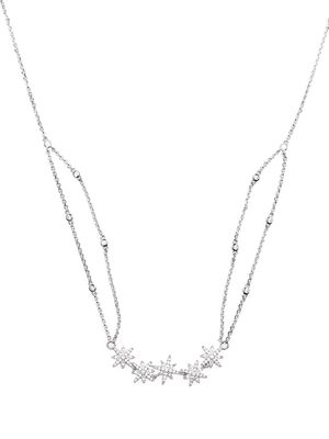 APM Monaco crystal-embellished star necklace - Silver
