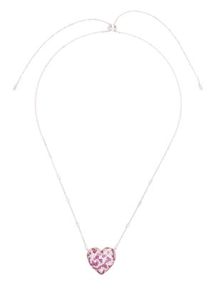 APM Monaco heart pendant sterling-silver necklace