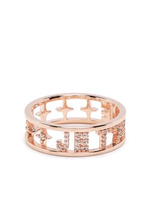 APM Monaco Je T'aime crystal-embellished cuff - Gold
