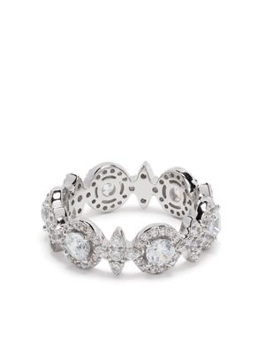 APM Monaco Météorites & Circles zirconia-embellished ring - Silver