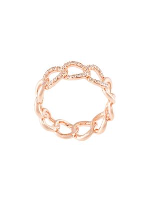 APM Monaco Piercing chain ring - Gold