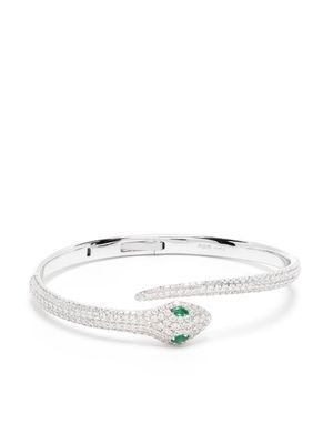 APM Monaco Serpent wrap cuff bracelet - Silver