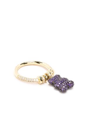 APM Monaco Yummy Bear gold-plated ring - Purple