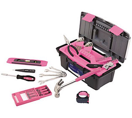 Apollo Tools 53-Piece Household Tool Kit with T ool Box