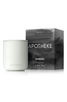 APOTHEKE Charcoal Candle in White