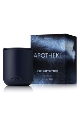 APOTHEKE Earl Grey Bitters Candle in Blue