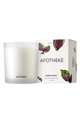 APOTHEKE Market Candle in Purple Basil