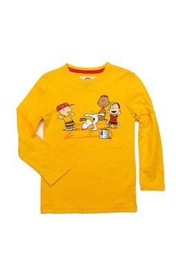 Appaman Boys Peanuts Graphic T-Shirt in Gold