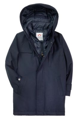 Appaman Kids' New Gotham Insulated Hooded Coat in Navy Blue
