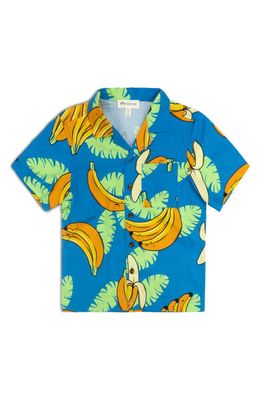 Appaman Kids' Resort Button-Up Shirt in Bananas