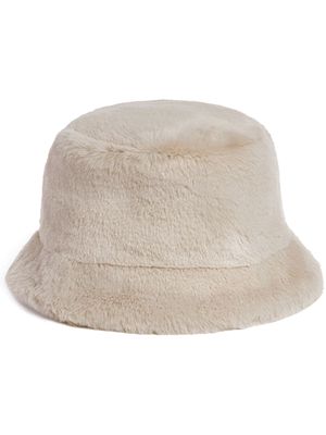 Apparis Amara faux-fur bucket hat - Neutrals