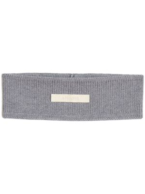 Apparis Asa ribbed-knit headband - Grey