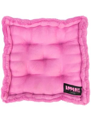 Apparis Claudia faux fur floor pillow - Pink