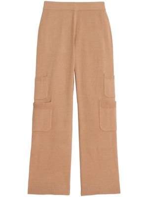 Apparis Dane knitted cargo trousers - Neutrals