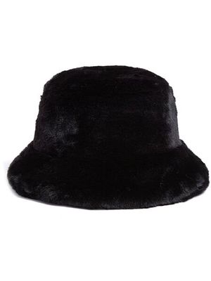 Apparis faux-fur bucket hat - Black