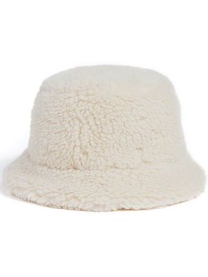 Apparis faux-fur bucket hat - Neutrals