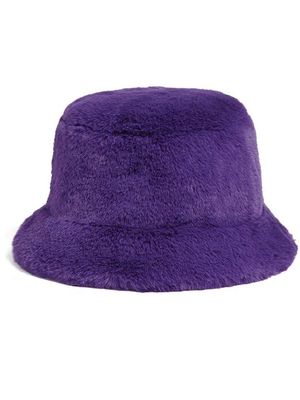 Apparis faux-fur bucket hat - Purple