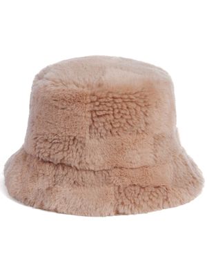 Apparis Gilly faux-fur bucket hat - Neutrals