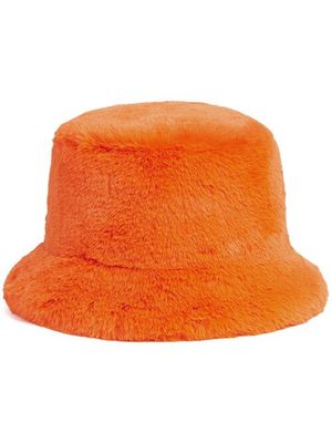 Apparis Gilly Koba fleece-texture bucket hat - Orange