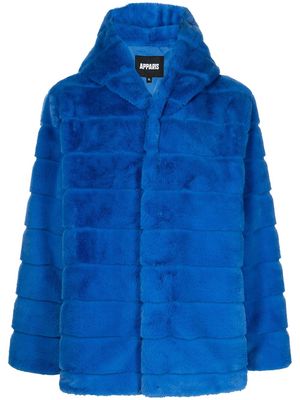 Apparis Goldie faux-fur hooded coat - Blue
