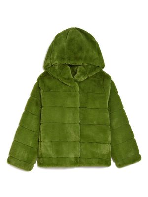 Apparis Goldie faux-fur hooded coat - Green