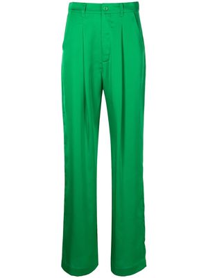 Apparis Kimmie high-waist pleat-detail trousers - Green