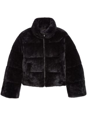 Apparis Lana funnel-neck puffer jacket - Black