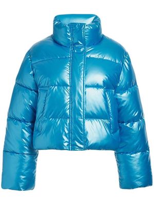 Apparis metallic-finish padded jacket - Blue