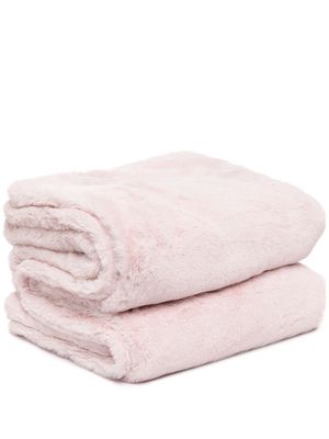 Apparis Mini Brady faux-fur blanket - Pink