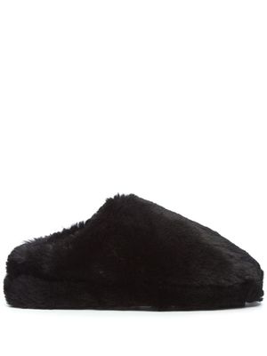 Apparis Misha faux-fur slippers - Black