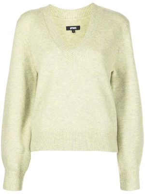 Apparis Moira V-neck sweater - Green