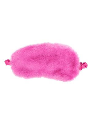 Apparis Naya faux-fur eye mask - Pink