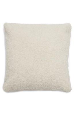 Apparis Nitai Faux Fur Accent Pillow Cover in Blanc