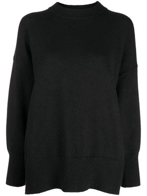 Apparis ribbed-knit long-sleeved jumper - Black
