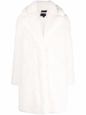 Apparis Stella faux-fur coat - White