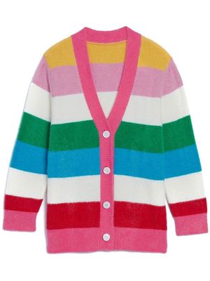 Apparis striped knitted cardigan - Multicolour