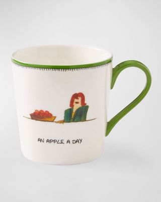 Apple A Day Doodle Mug