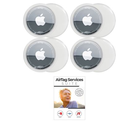 Apple AirTags 4-Pack with Software Voucher