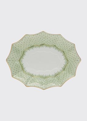 Apple Lace 12-Sided Lobed Large Tray