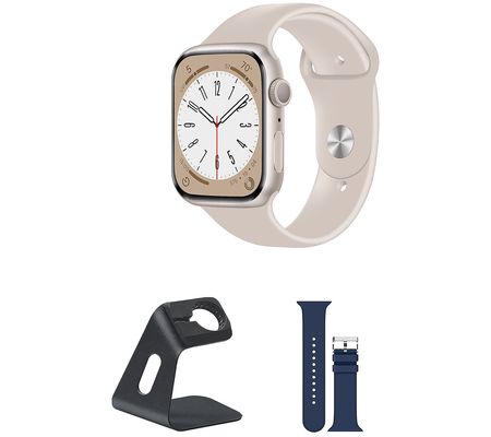 Apple Refurbished Watch Series 8 GPS 41mm S/M B undle