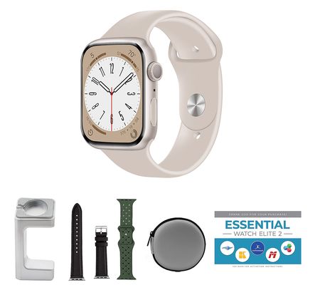 Apple Watch Series 9 41mm S/M GPS Smartwatch Bundle