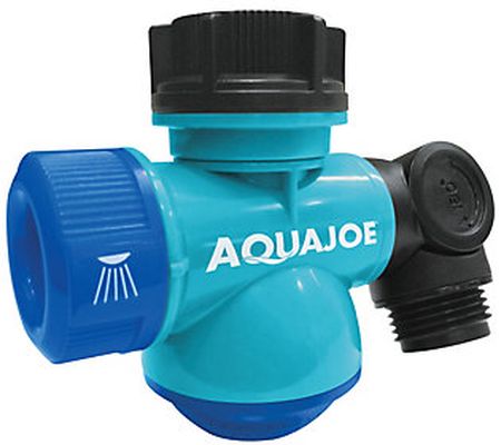 Aqua Joe Multi Function Outdoor Faucet & HoseConnector