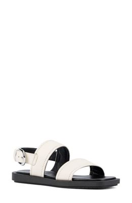 Aquatalia Joni Slingback Sandal in Eggshell