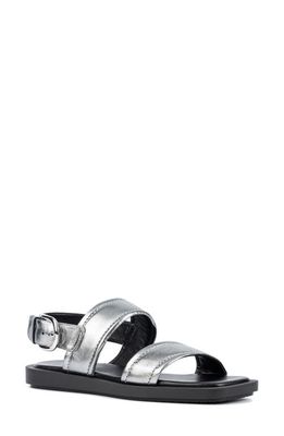 Aquatalia Joni Slingback Sandal in Silver