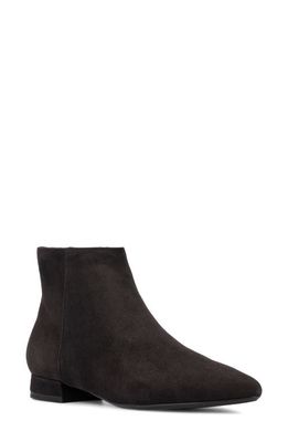 Aquatalia Prisilla Pointed Toe Zip Bootie in Truffle