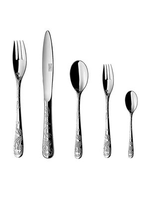 Aquatic Couture 5-Piece Flatware Set - Stainless Steel - Stainless Steel