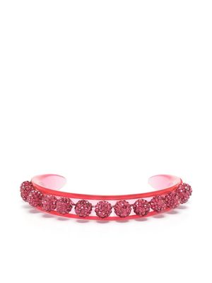 Aquazzura Disco Darling gemstones bracelet - Pink