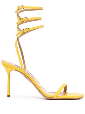 Aquazzura Essence buckled leather sandals - Yellow